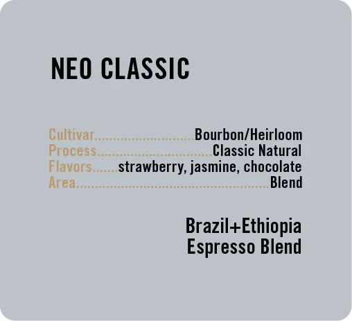 Neo Classic Espresso Blend