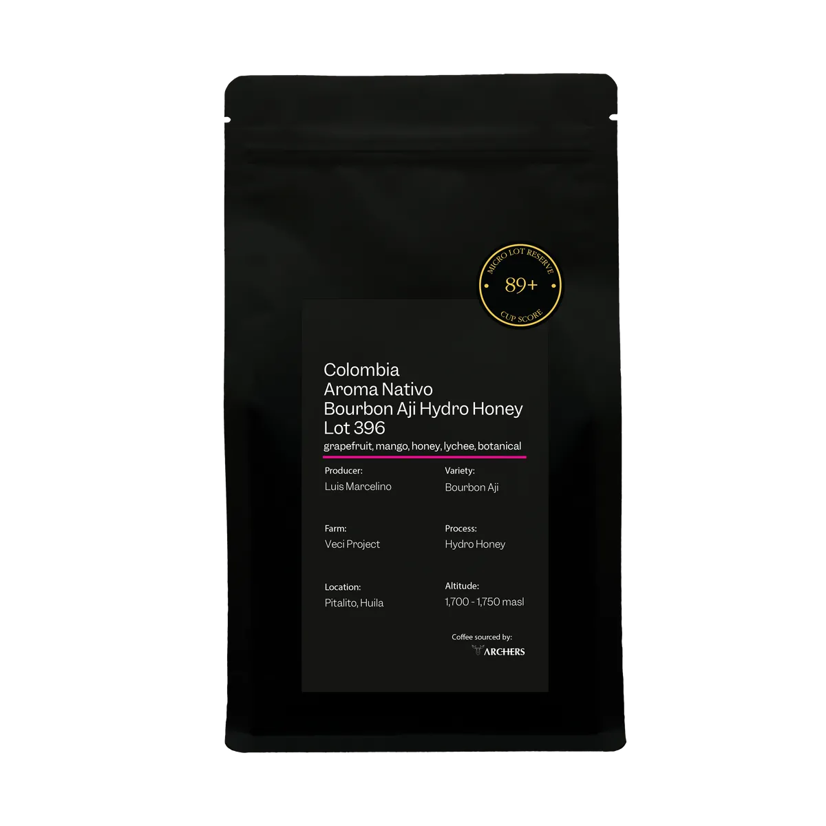 Colombia - Aroma Nativo Bourbon Aji Hydro Honey Lot 396
