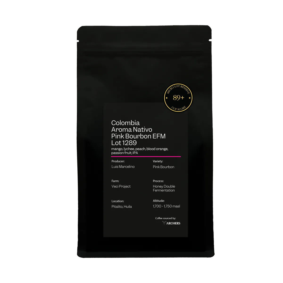 Colombia - Aroma Nativo Pink Bourbon EFM Lot 1289