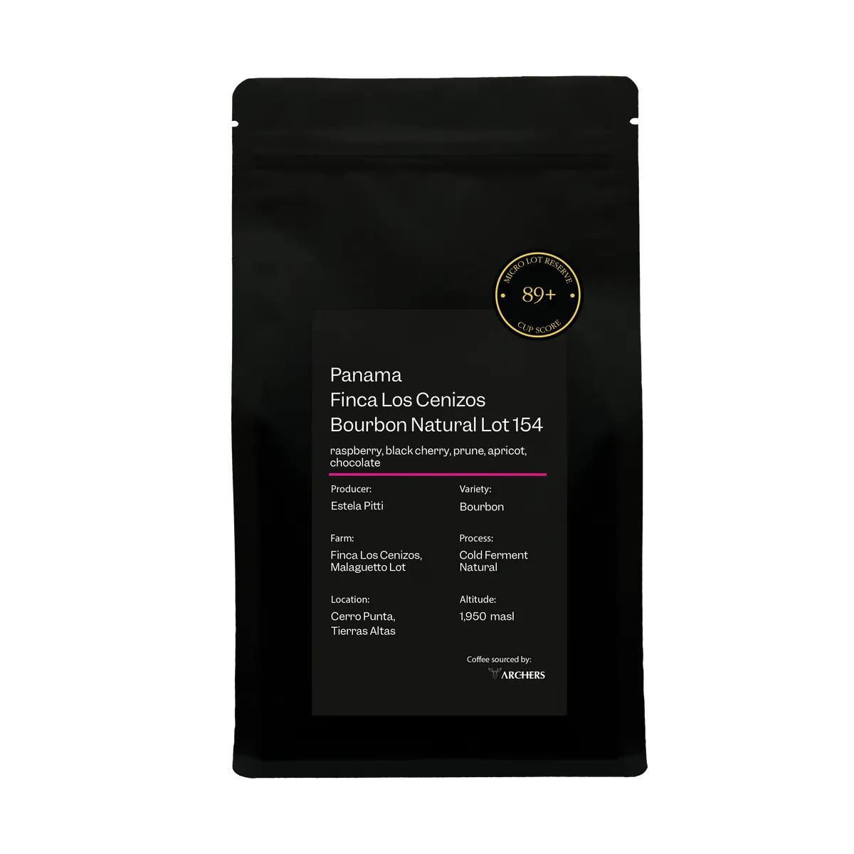 Panama - Finca Los Cenizos Bourbon Natural Lot 154
