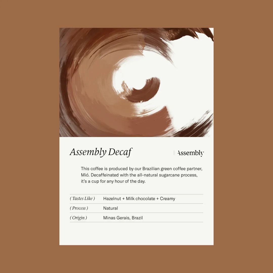 Assembly Decaf — Brazil Taste Card