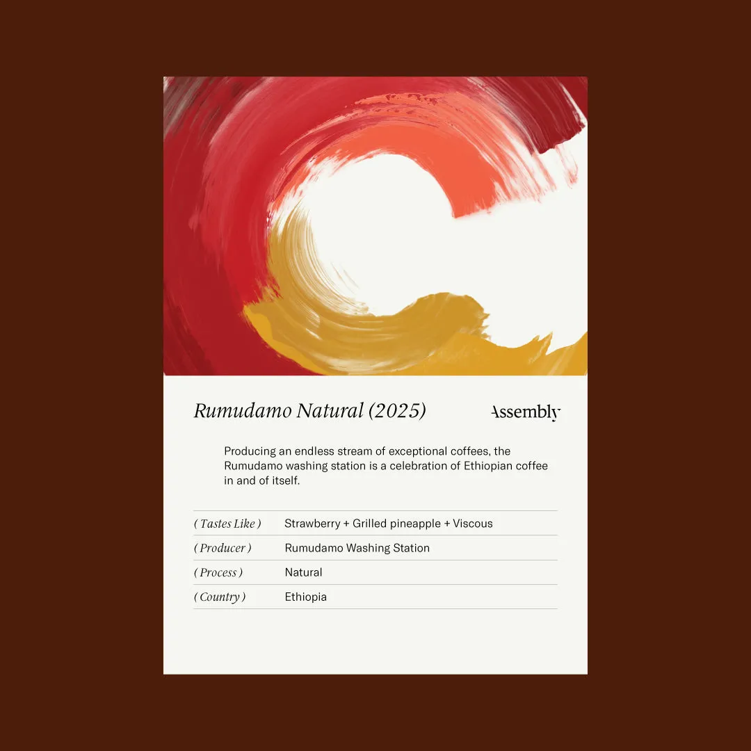 Ethiopia — Rumudamo Natural 2025 Taste Card