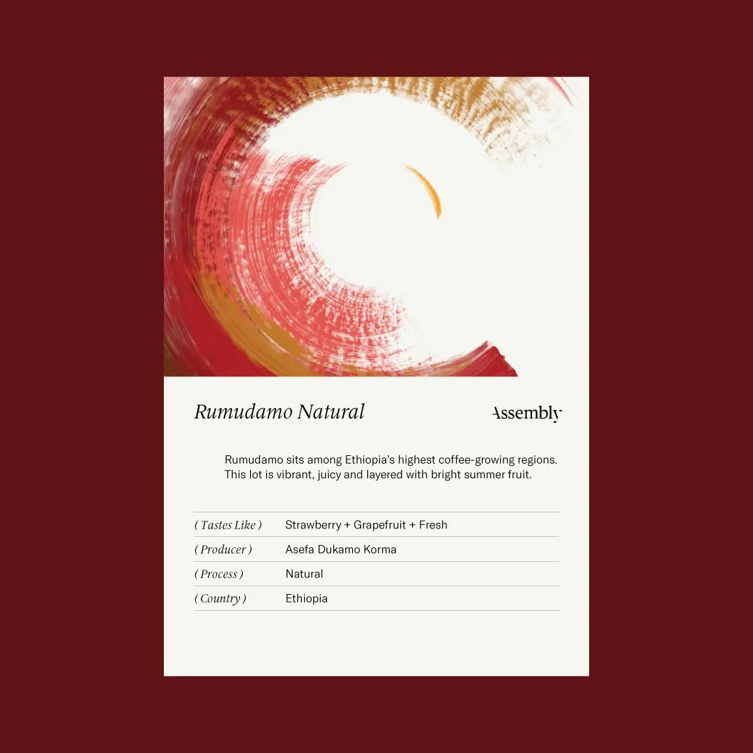 Ethiopia — Rumudamo Natural Taste Card