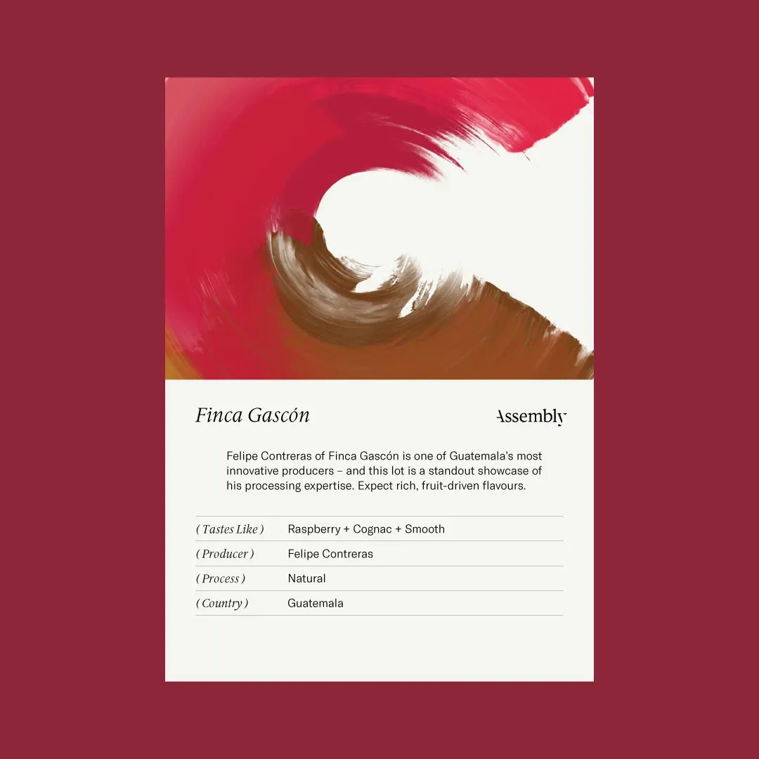 Guatemala — Finca Gascon Taste Card