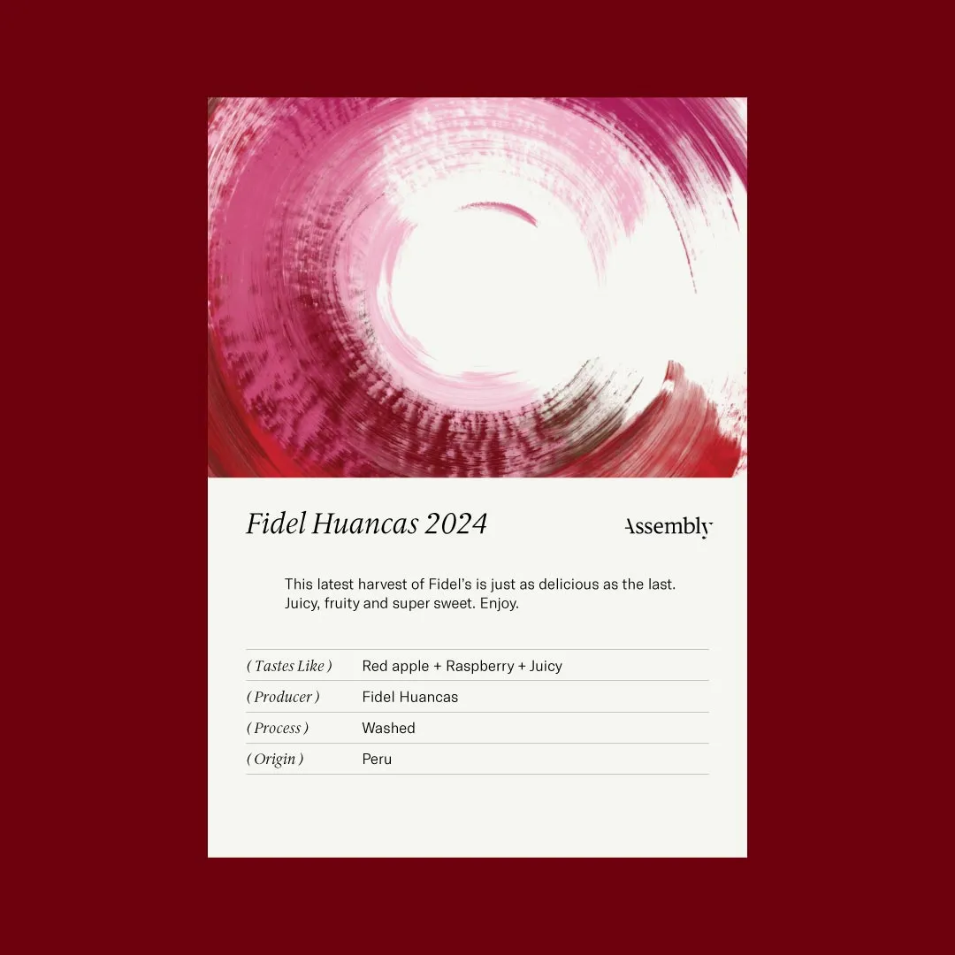 Peru — Fidel Huancas Taste Card