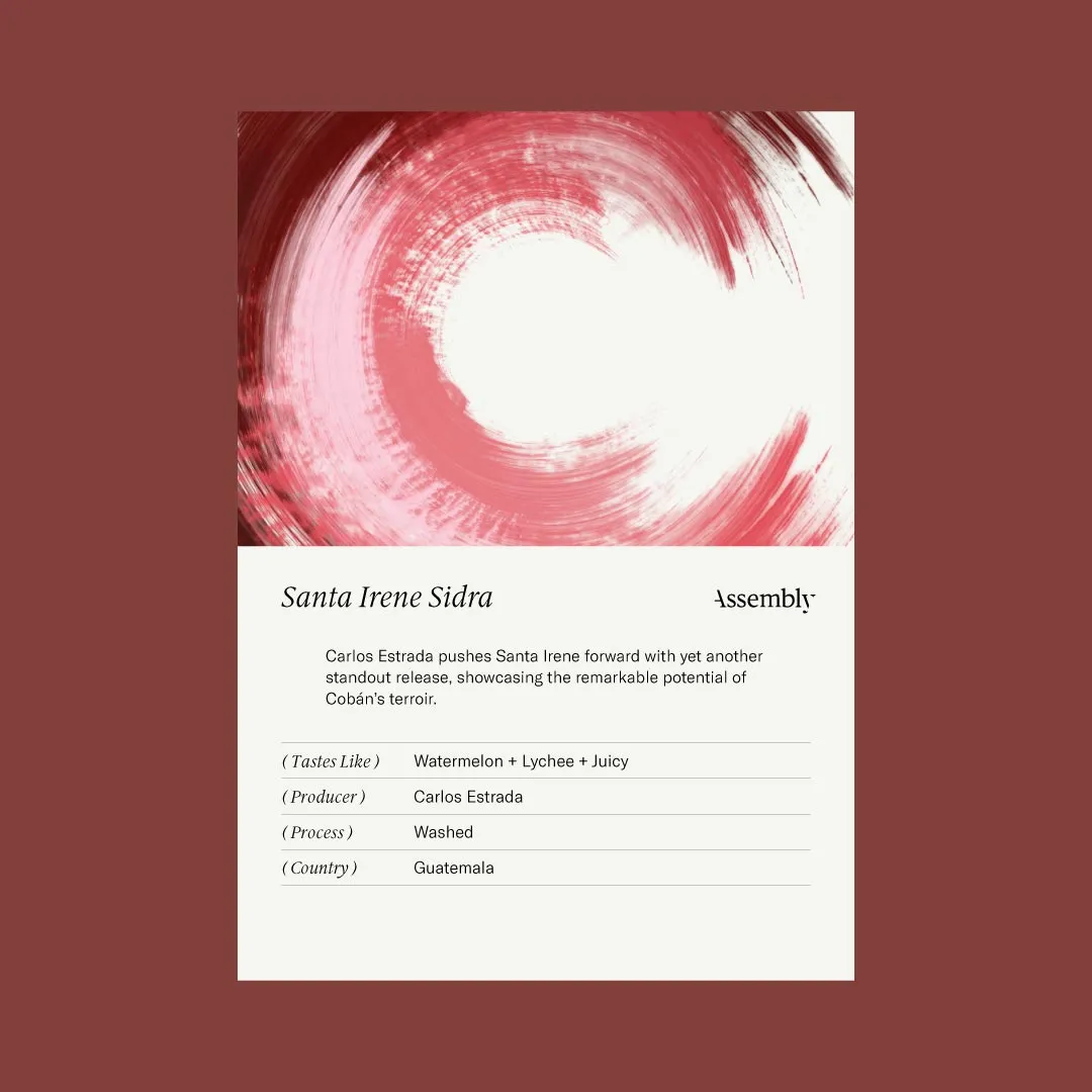 Guatemala — Santa Irene Sidra Taste Card