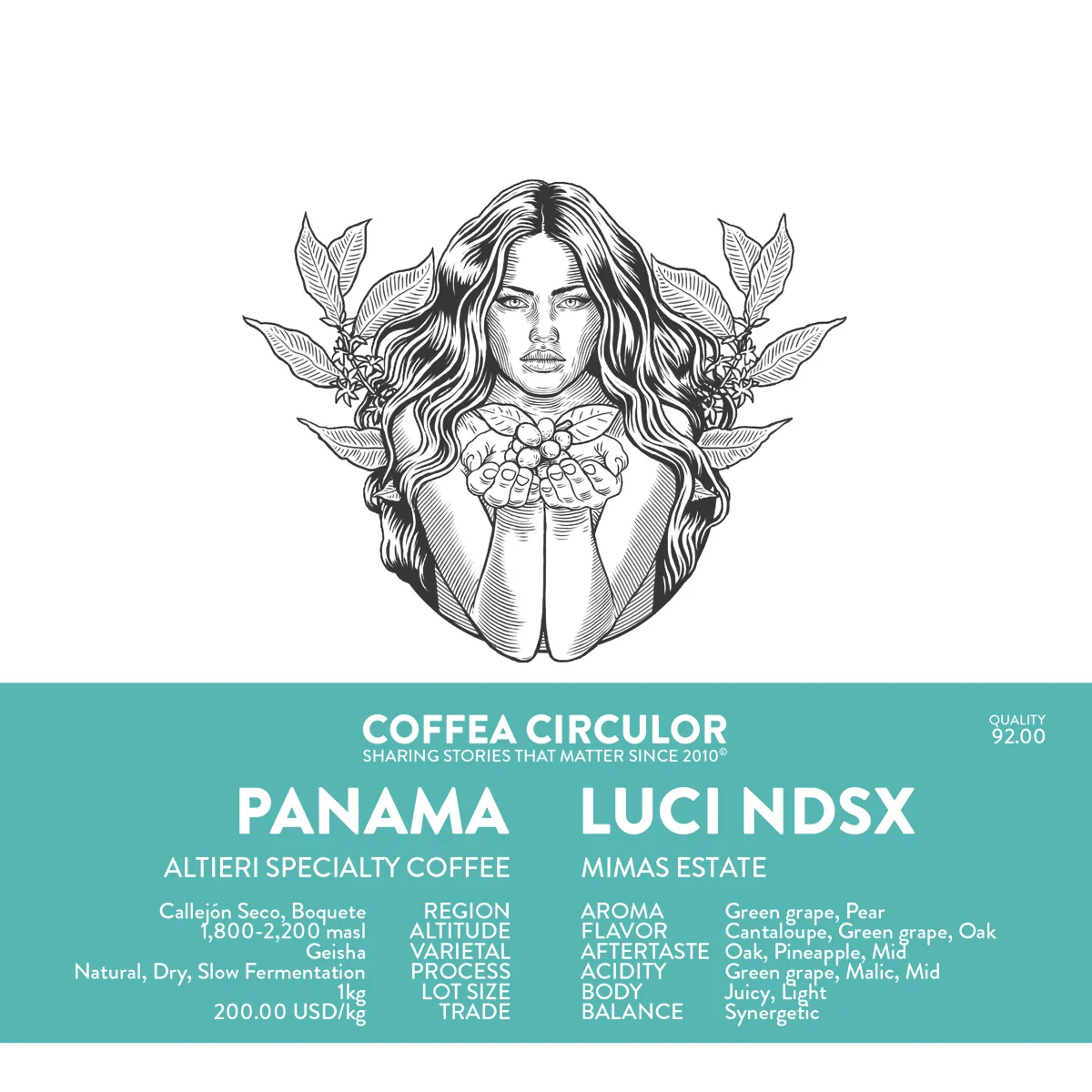 PANAMA Luci Geisha Natural Dry Slow NDSX