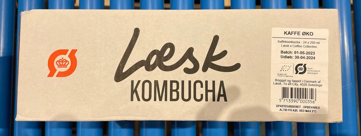 Kombucha 250 ml - 24 stk. per kasse