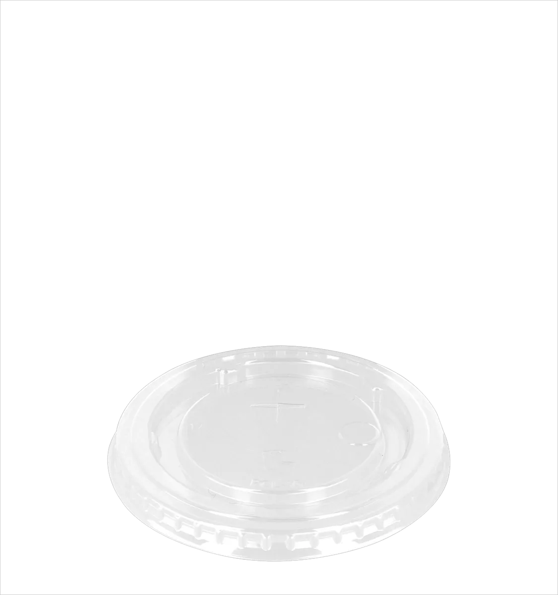 Plast låg (96 mm) - flad