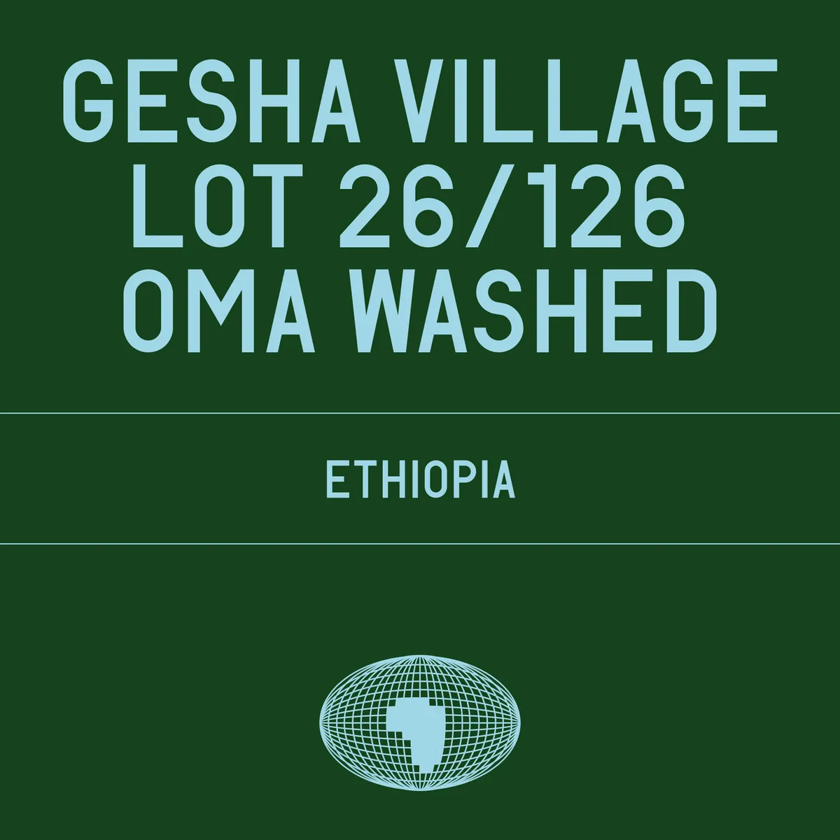 Gesha Village - Lot 26/126 Oma Washed
