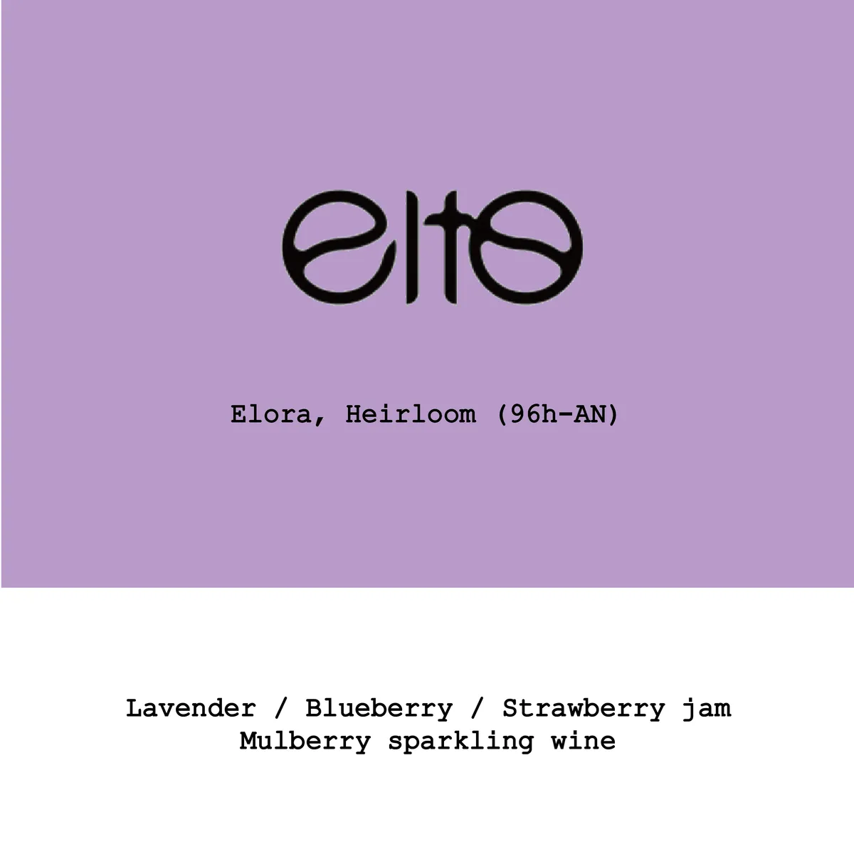 Ethiopia Elto Coffee-Elora Heirloom 96h Anaerobic natural