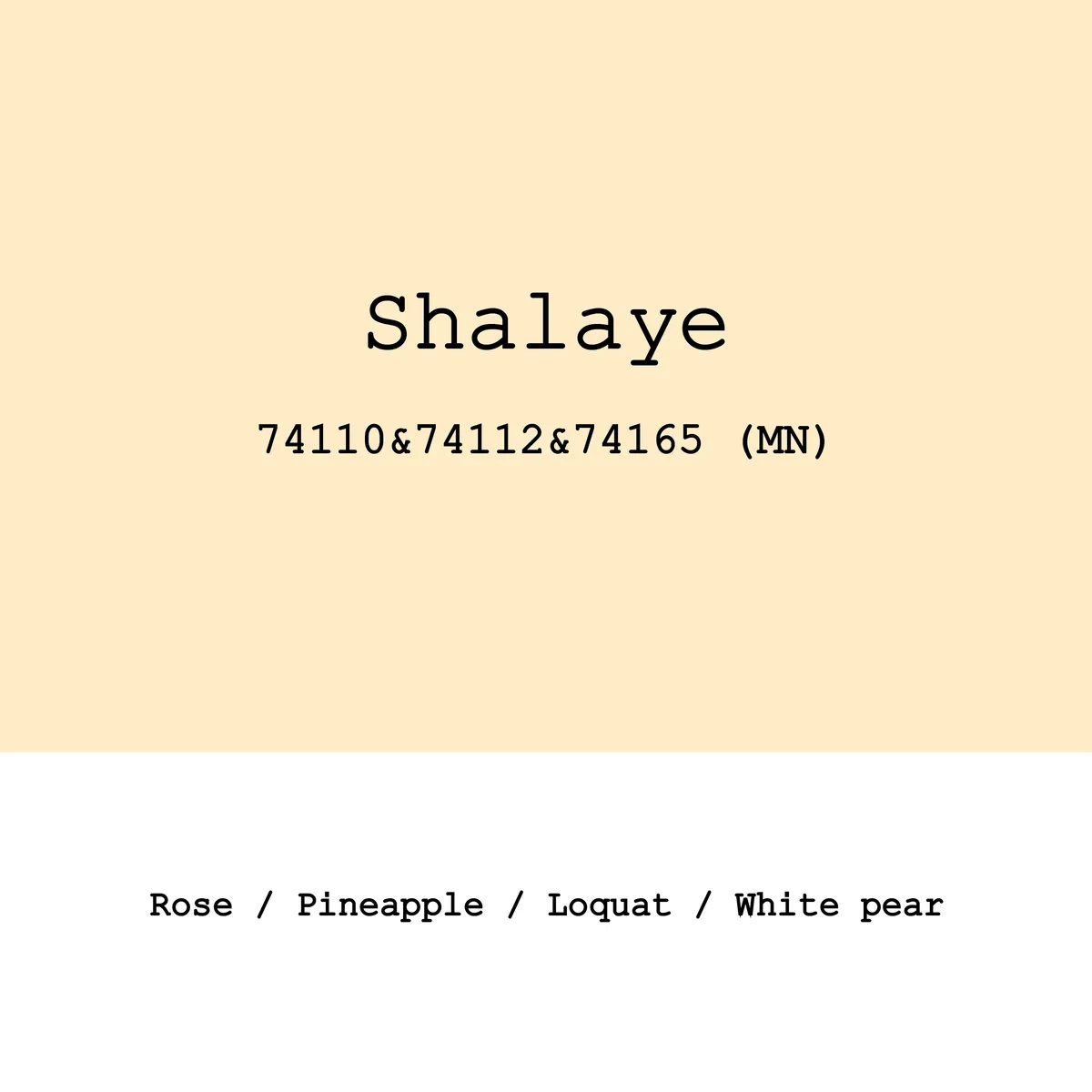 Ethiopia Shalaye 74110&74112&74165 Mossto natural
