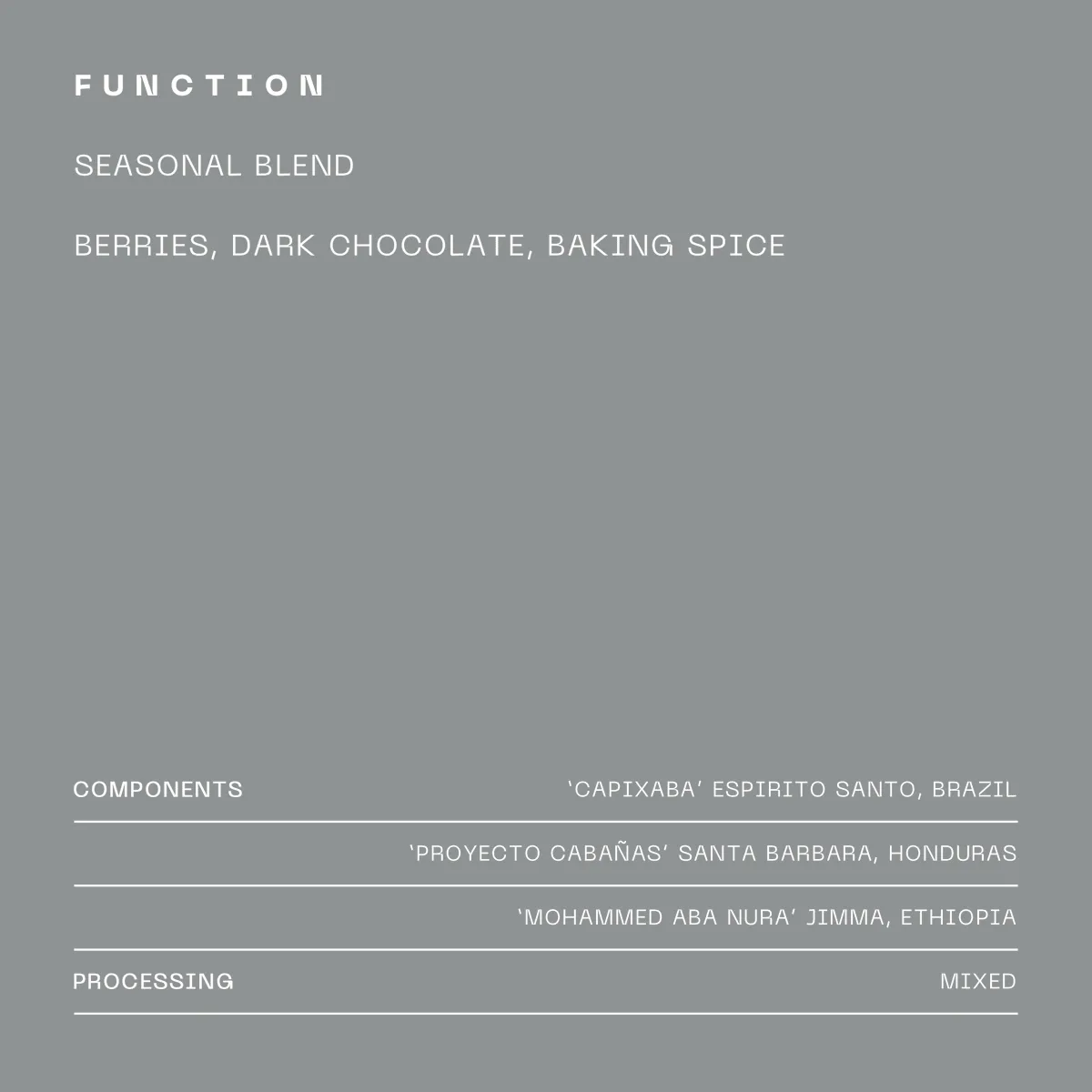 FUNCTION