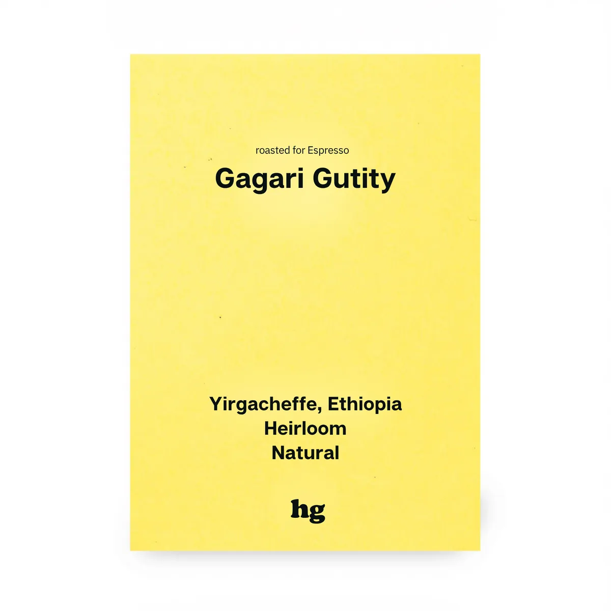 Gagari Gutity, Heirloom, Natural, Ethiopia #E