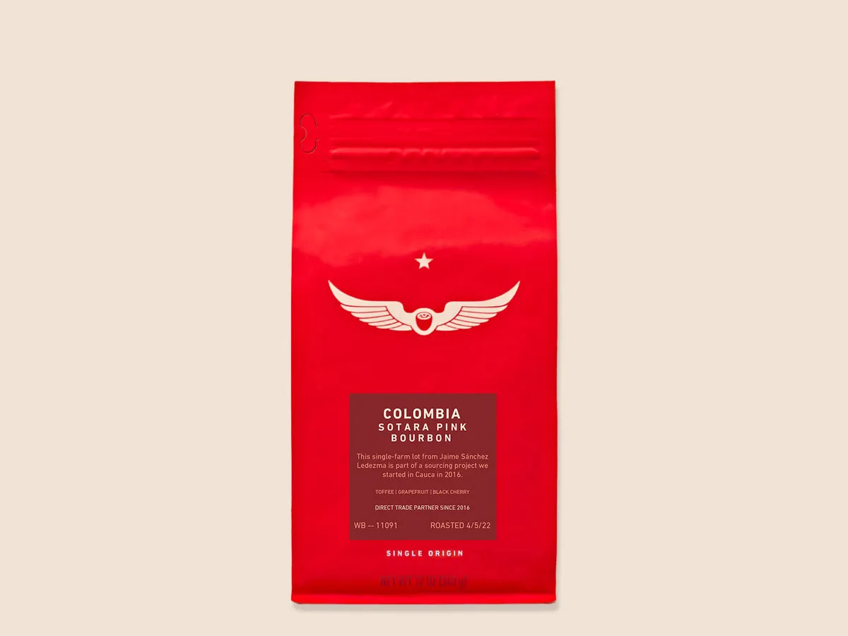 Colombia Sotara Pink Bourbon