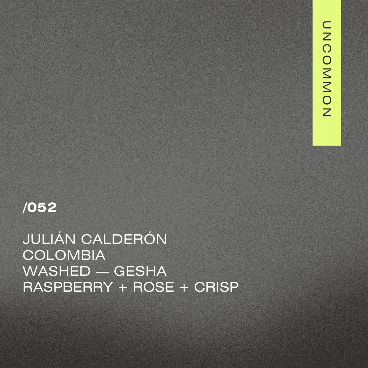 052 Colombia — Julián Calderón