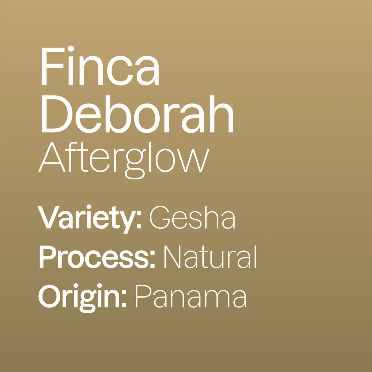 Finca Deborah Afterglow