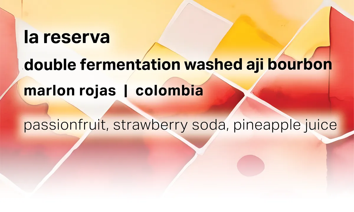 La Reserva - Marlon Rojas - Double Fermentation Washed Aji Bourbon - Colombia