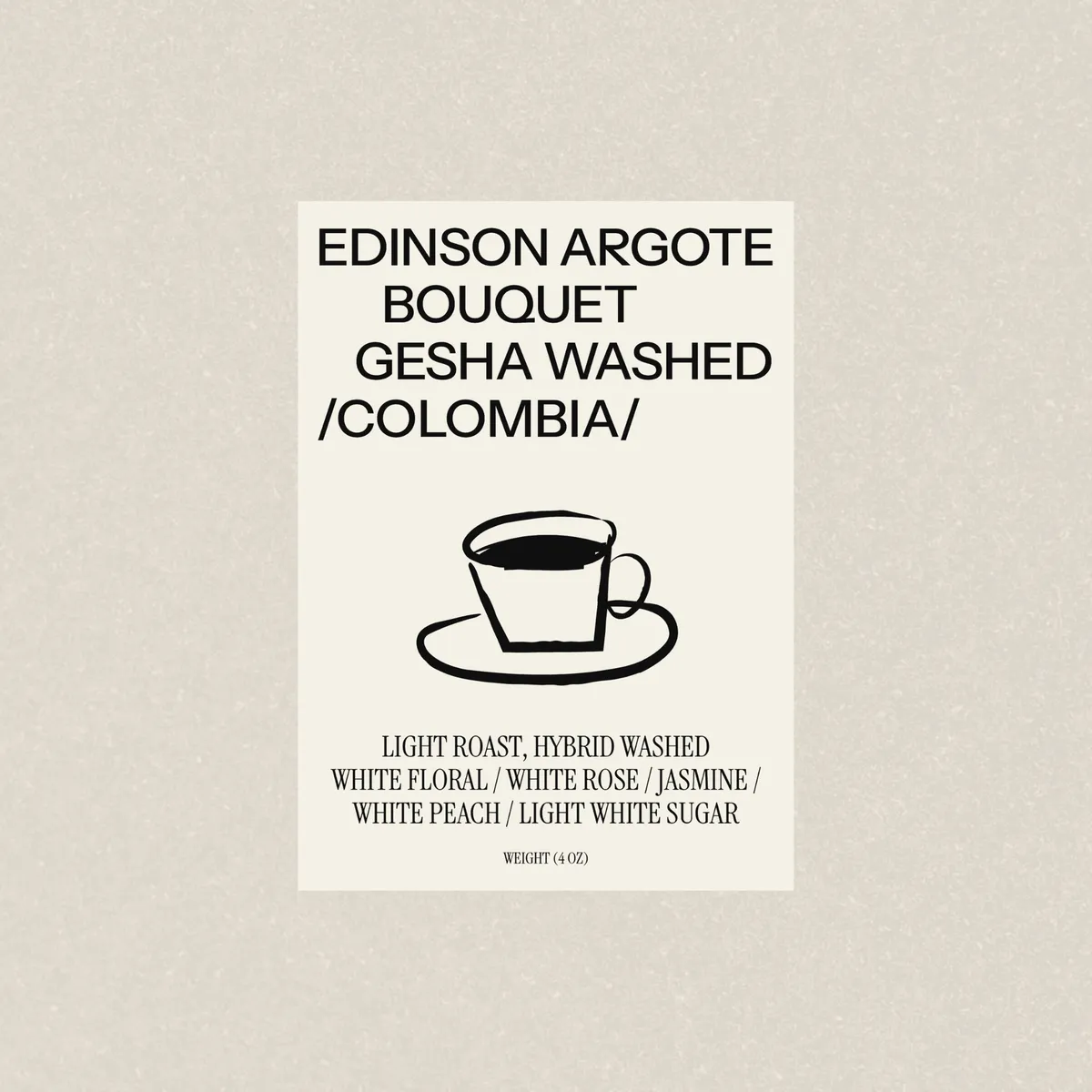 EDINSON ARGOTE BOUQUET GESHA
