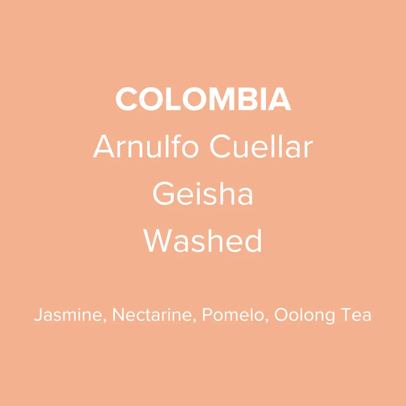Colombia Arnulfo Cuellar Geisha Washed