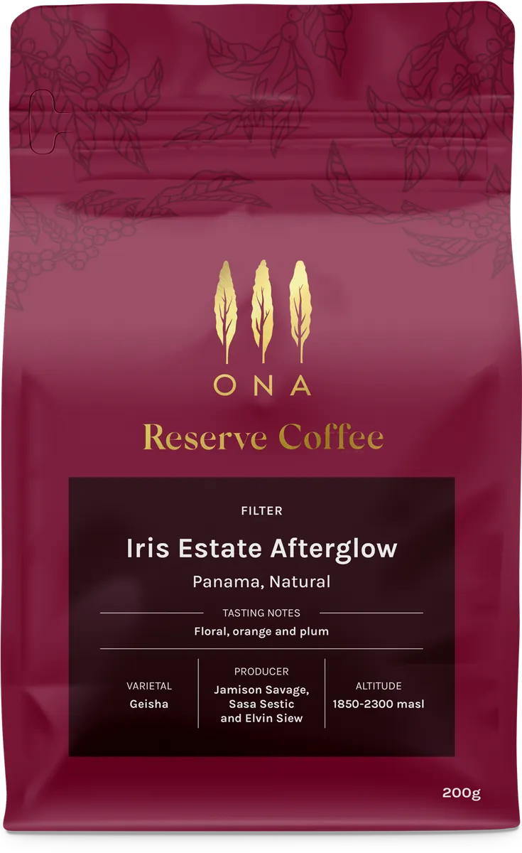 Iris Estate Afterglow, Panama, Natural
