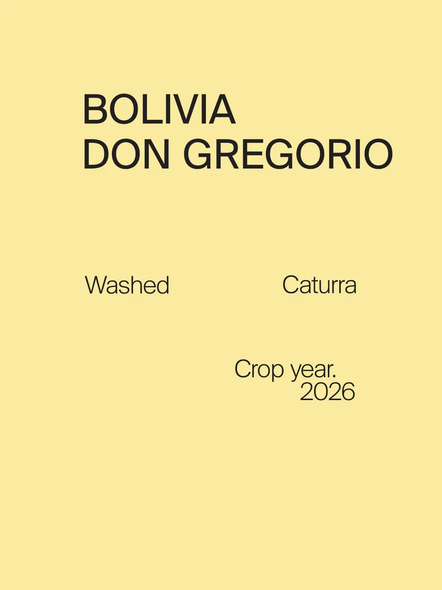 Bolivia Don Gregorio Caturra Washed