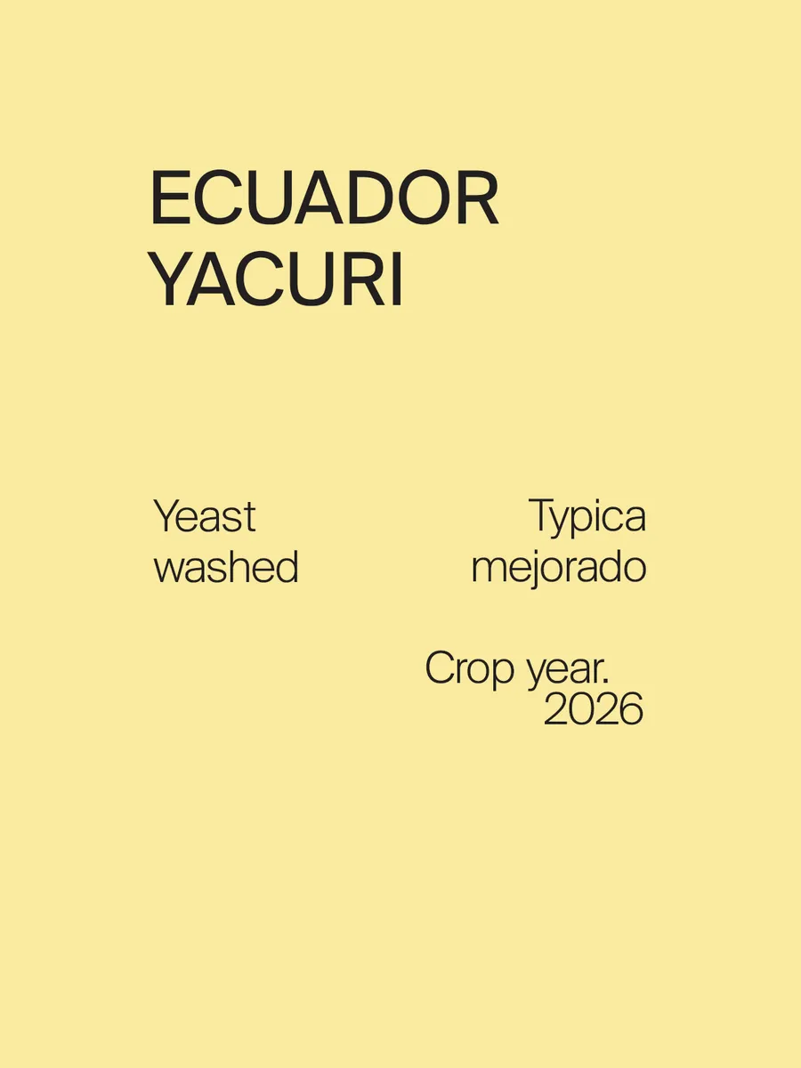 Ecuador Yacuri Typica Mejorado Yeast Washed