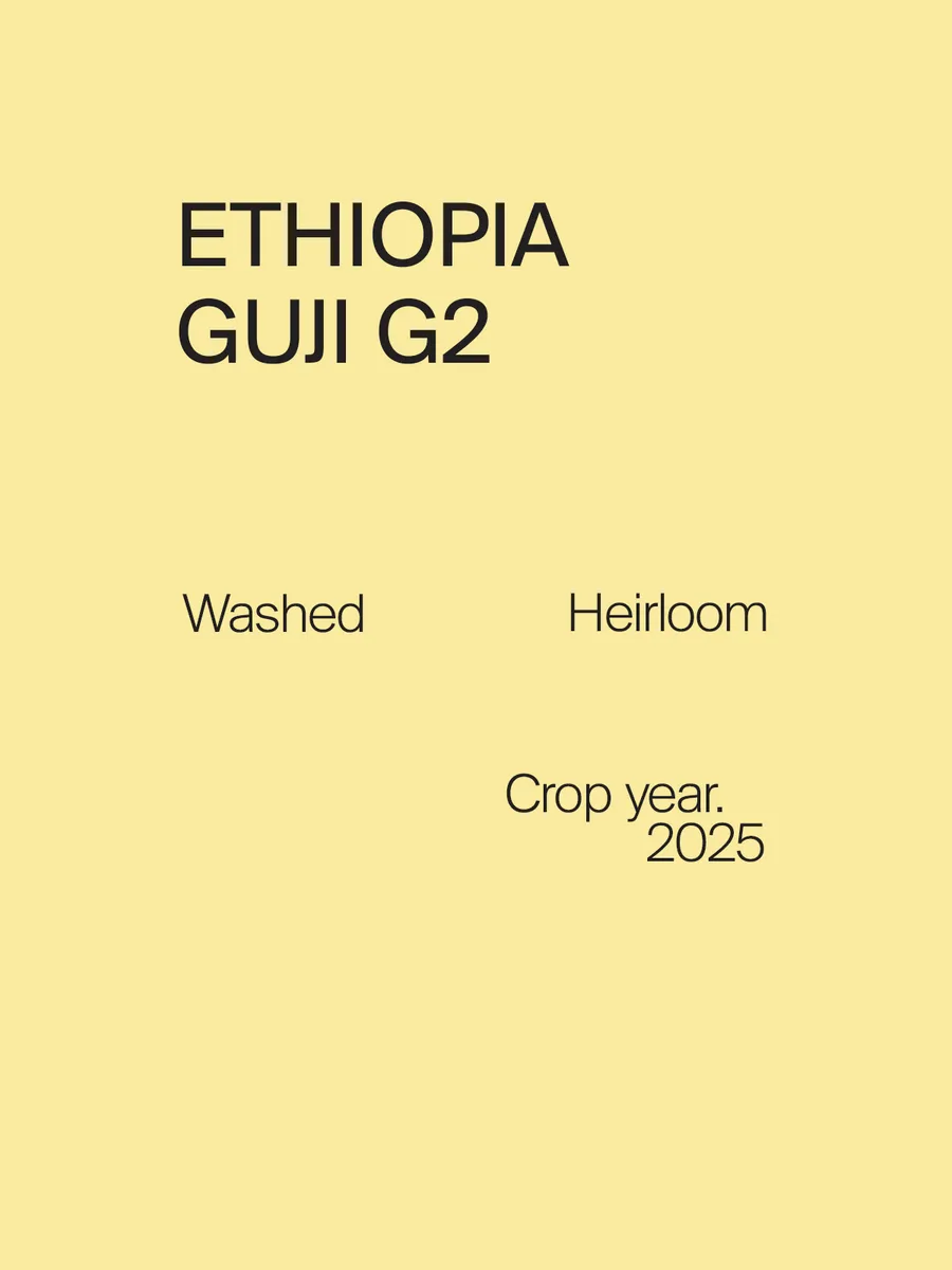 Ethiopia Guji G2 Heirloom Washed