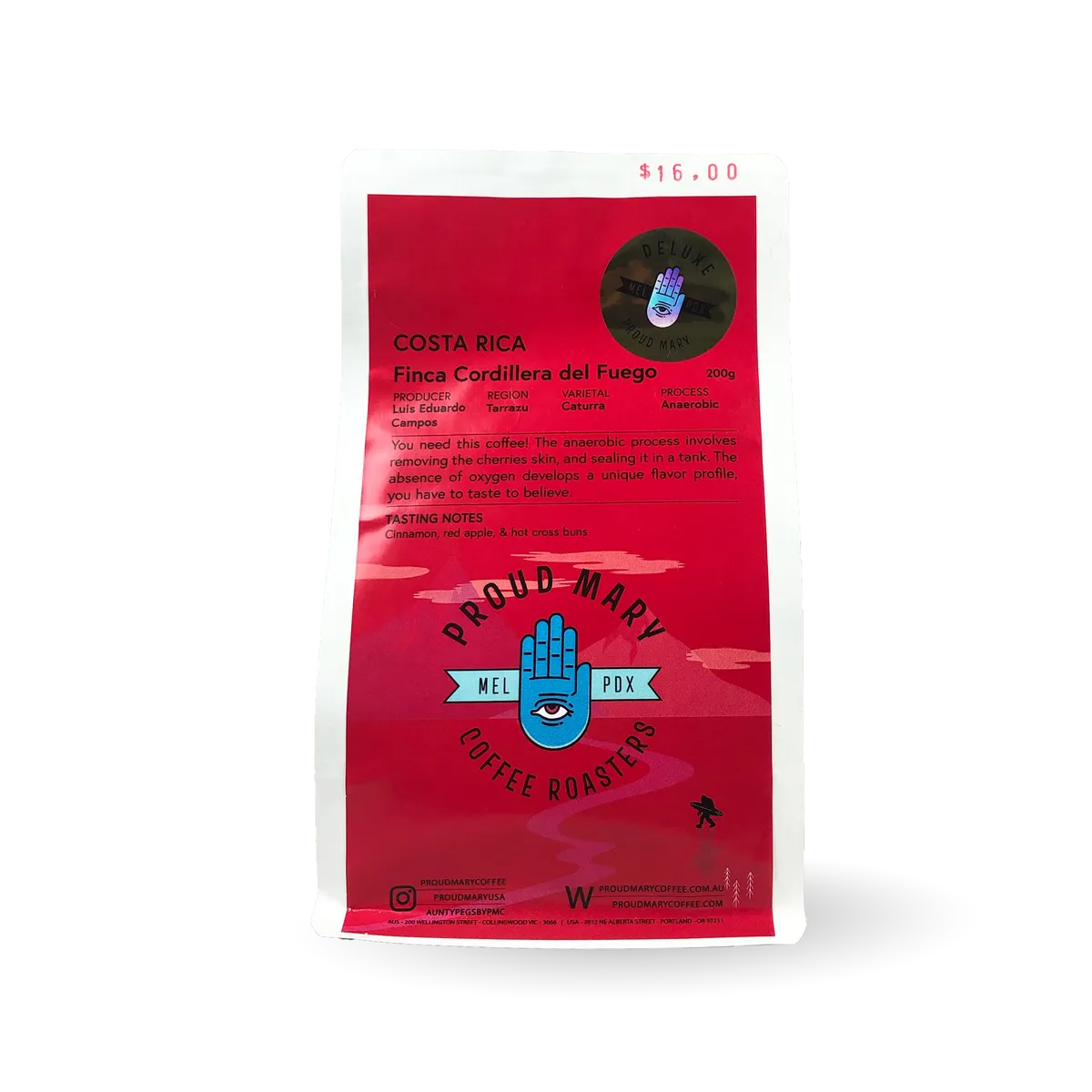 DELUXE | Costa Rica | Finca Cordillera del Fuego | Caturra | Anaerobic