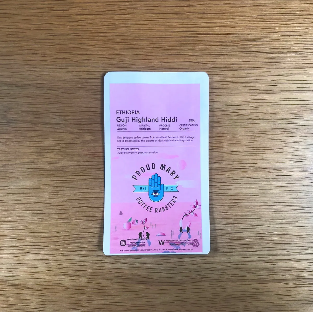 ETHIOPIA Guji Highland Hiddi | Grade 1 | Natural | Organic
