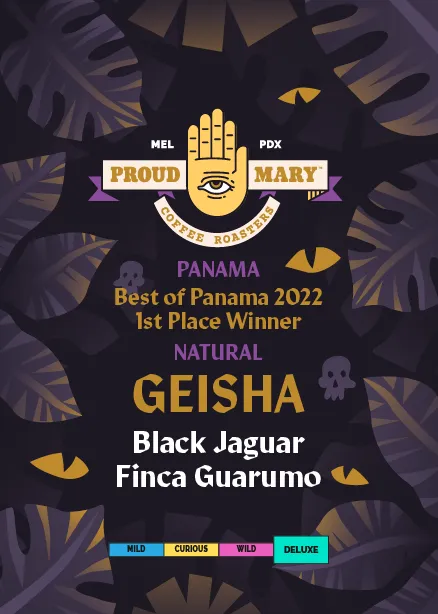 PANAMA | Guarumo Coffee Farm | Black Jaguar | Best of Panama #1 | Geisha | Natural