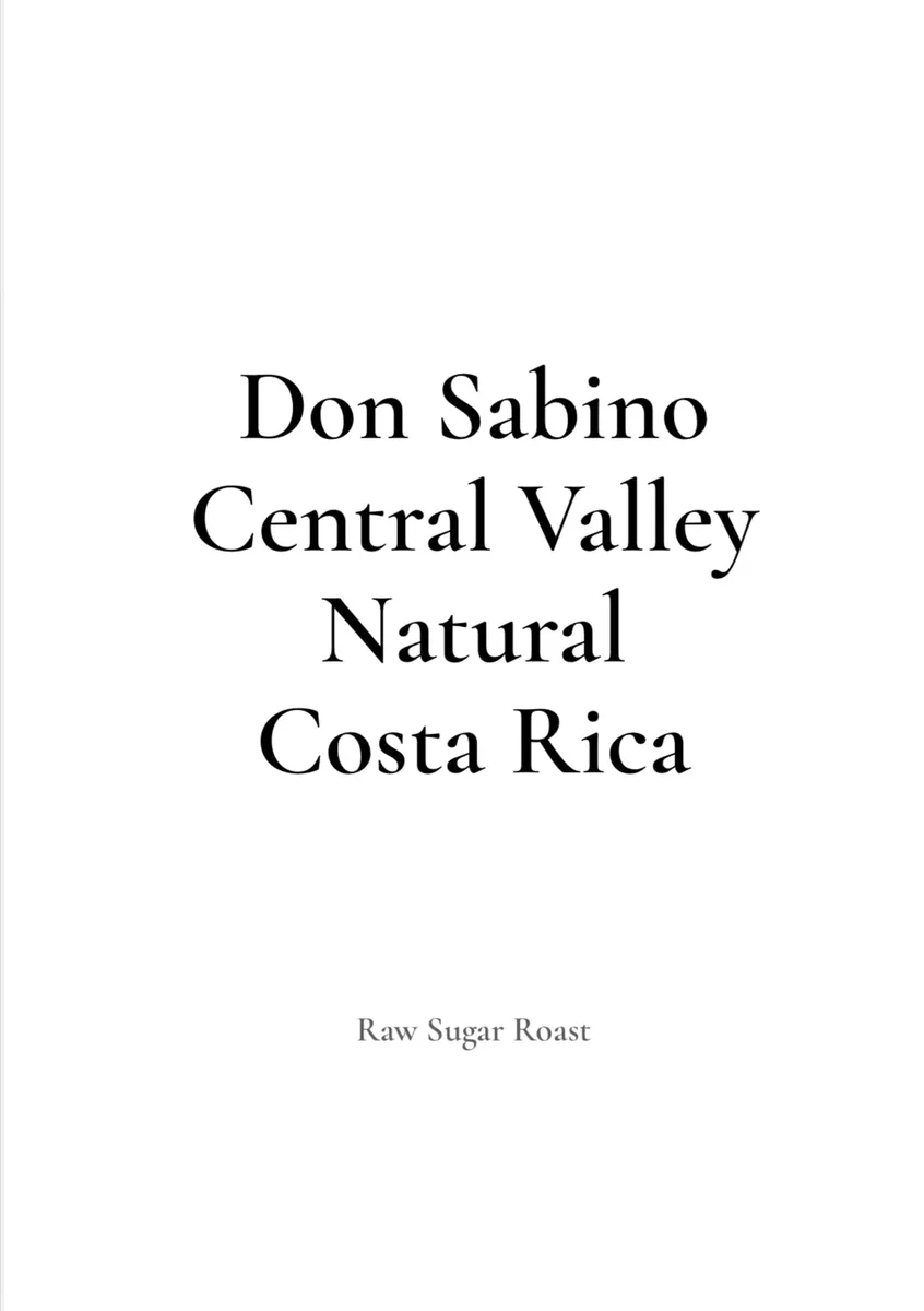 Costa Rica Don Sabino