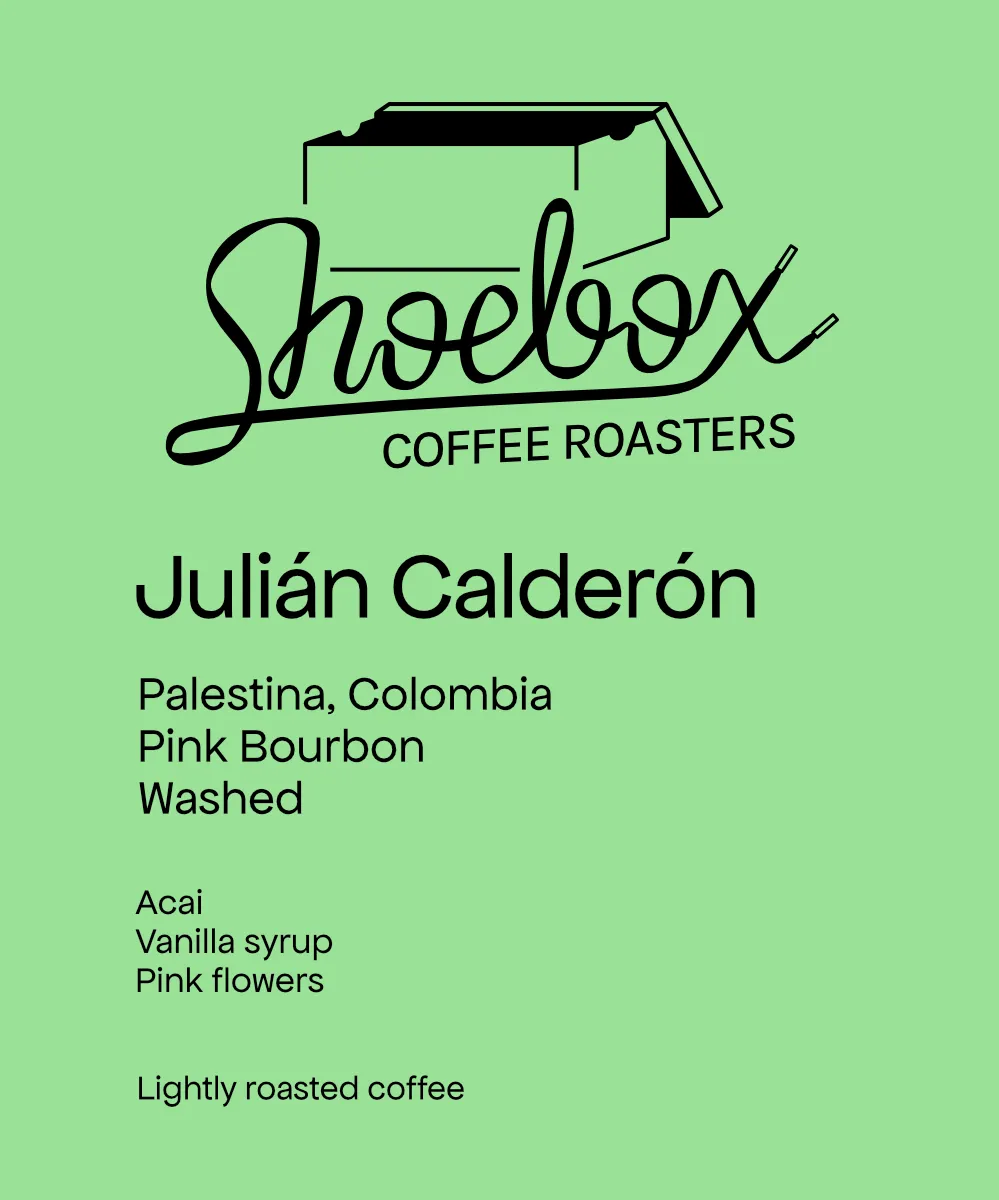 Colombia Julián Calderón Pink Bourbon Washed