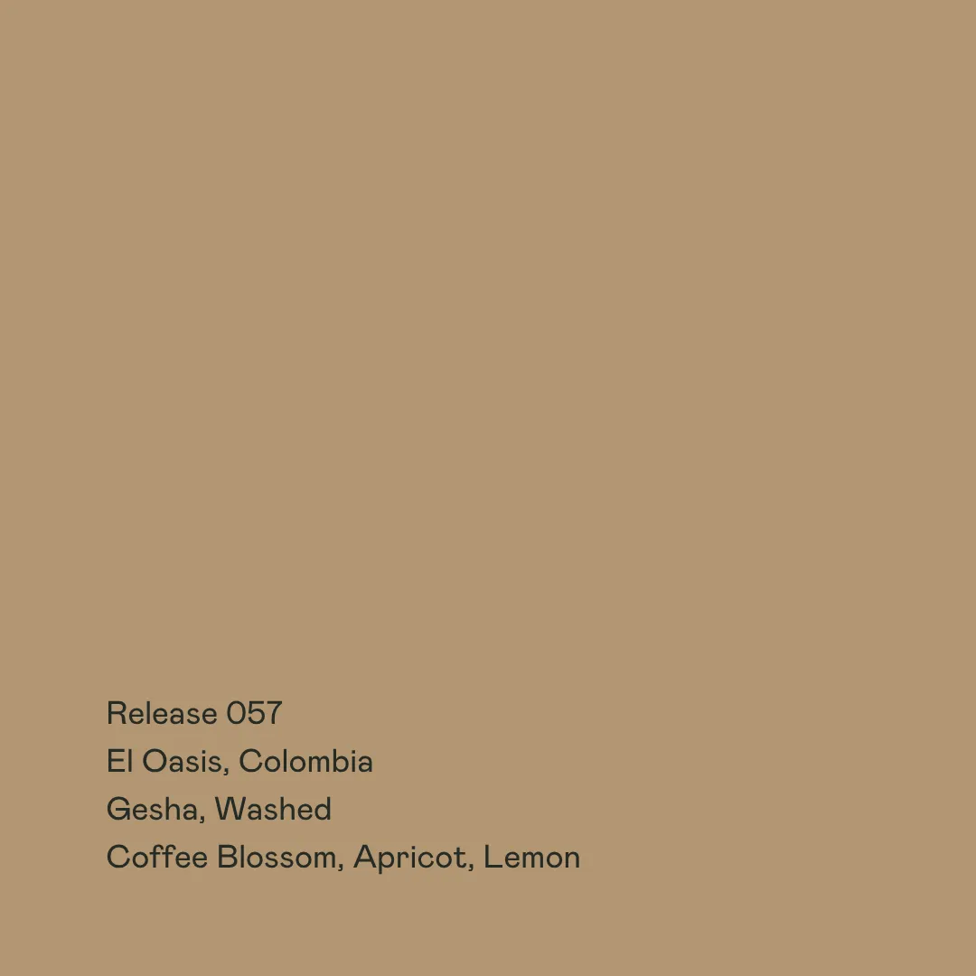 Release 057 - El Oasis, Gesha Washed