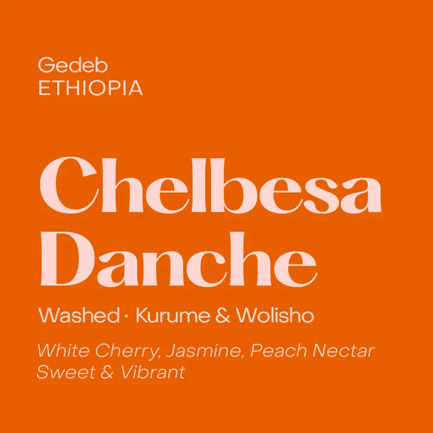 Ethiopia Chelbesa Danche Espresso, Washed Kurume & Wolisho (July 2nd, 2026)