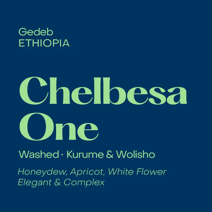 Ethiopia Chelbesa One Espresso, Washed Kurume & Wolisho