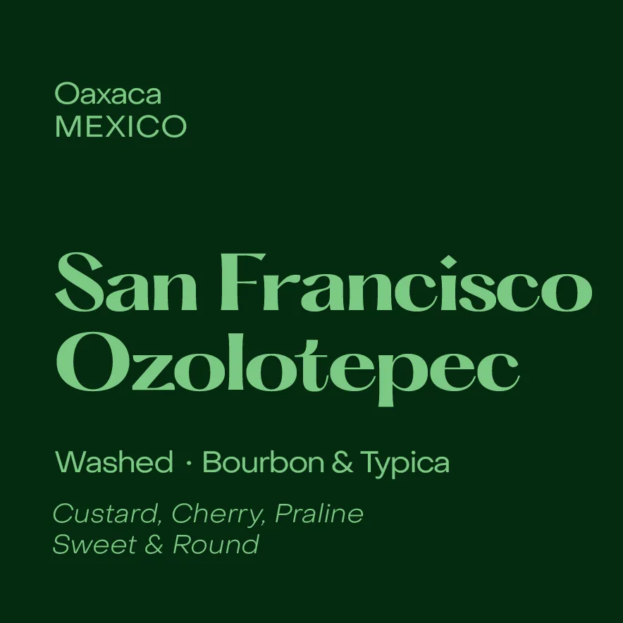 Mexico San Francisco Ozolotepec Espresso, Washed Typica