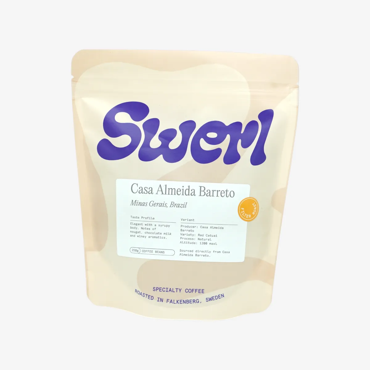 Casa Almeida Barreto Filter - Brazil // Natural Red Catuai - Nougat, Milk Chocolate, Winey