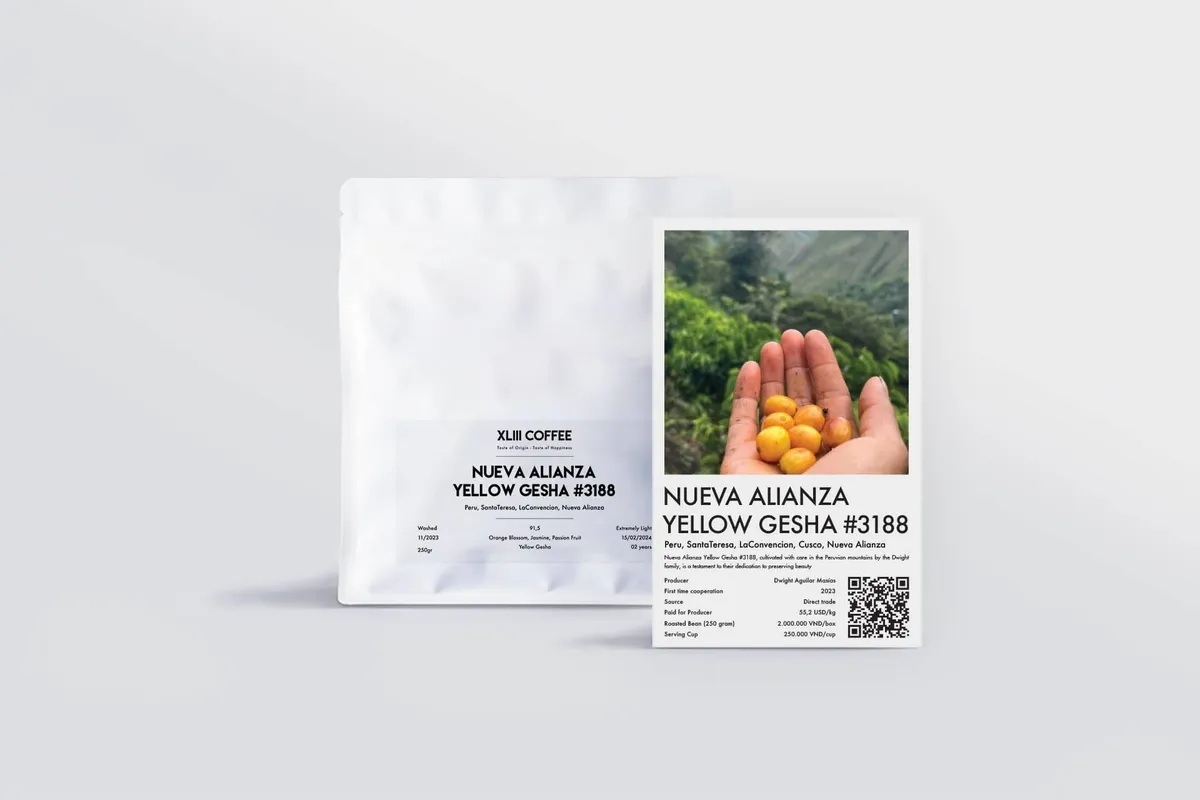 Nueva Alianza Yellow Gesha #3188
