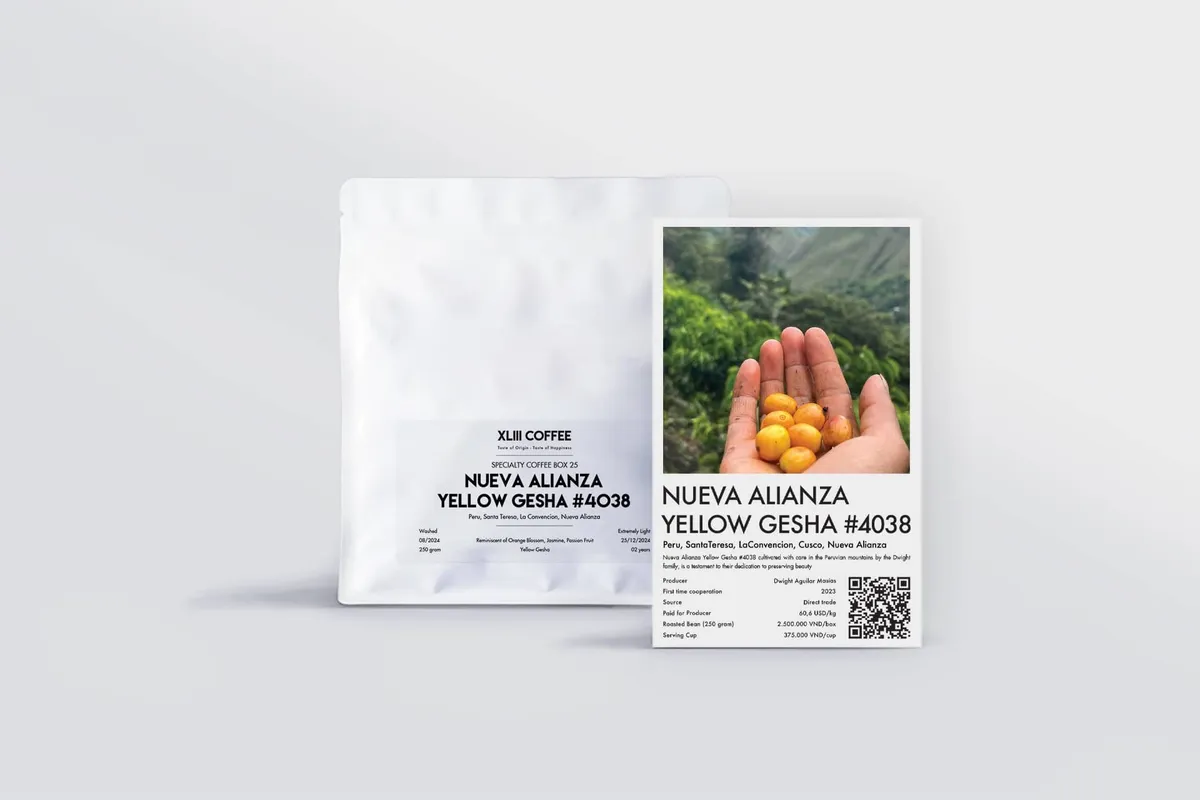 Nueva Alianza Yellow Gesha #4038